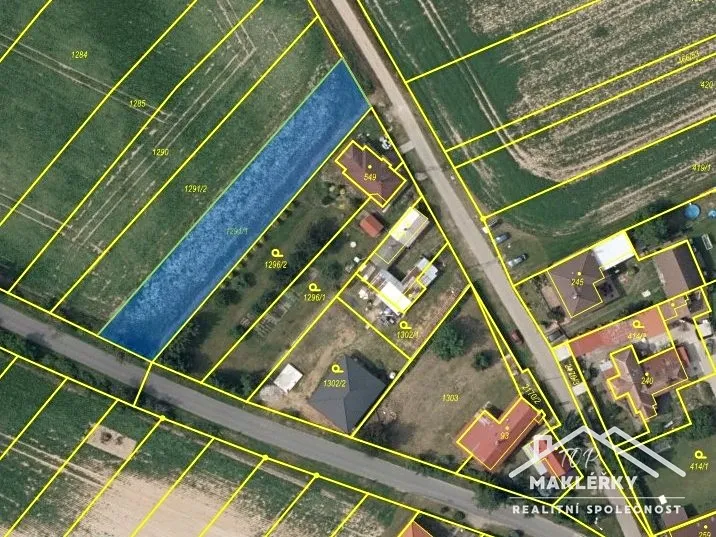 Prodej sadu, vinice 1261 m²